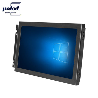 Polcd TFT LCD Display Monitor de pantalla táctil industrial de 10,1 pulgadas Alto brillo IP65 Negro