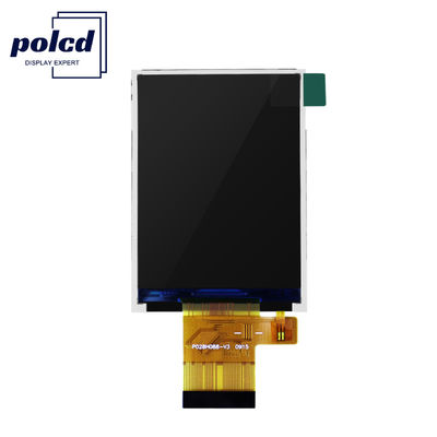 Larga vida de alta resolución de Polcd del panel LCD de Digitaces del tacto de 240x320 65k