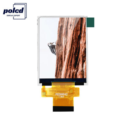 Polcd MCU 8 Bit 2.8 Módulo Lcd 57.6Mm Pantalla táctil Módulo 12 0'CLOCK