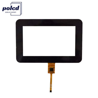 IIC Polcd Panel táctil LCD personalizado de 4.3 pulgadas Cuadrado Alta sensibilidad G + G Ctp