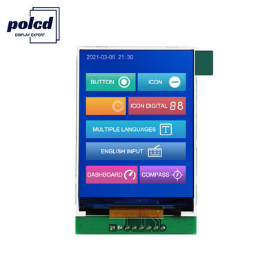 Polcd RoHS Color 262K Lcd Tft Panel táctil ST7789V2 Tft de 2,4 pulgadas