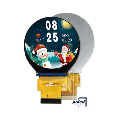 Polcd 2,1 pulgadas 480x480 Panel de pantalla de círculo redondo pequeño Interfaz SPI RGB Pantalla LCD TFT circular