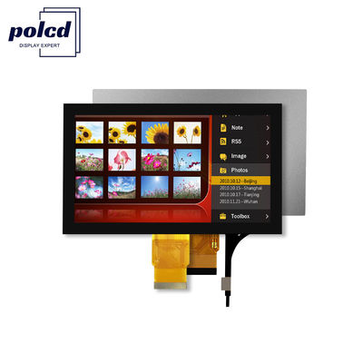 Polcd 7' Tft Panel LCD 800x480 Pantalla táctil capacitiva Interfaz RGB 7 pulgadas Pantalla de módulo LCD
