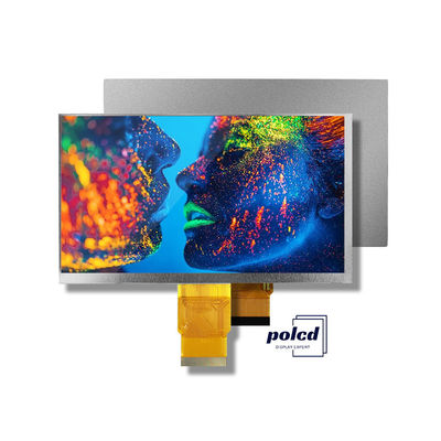 Polcd 7 pulgadas Módulo Tft 800X480 Alto brillo IPS Pantalla Interfaz RGB Panel táctil capacitivo 7