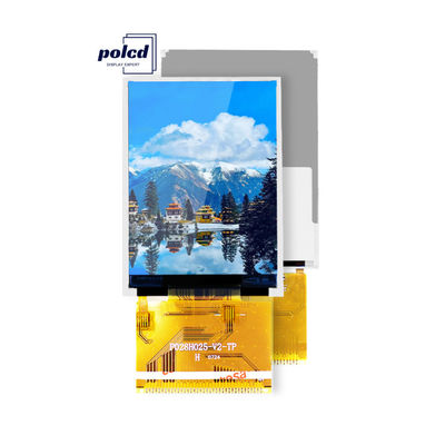 Polcd RoHS Pantalla TFT HD de 2,8 pulgadas 8080 MCU Pantalla Tft Lcd de 16 bits