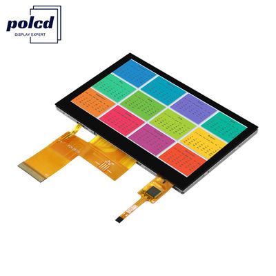 Pantalla Polcd RGB de 24 bits Pantalla táctil TFT de 4,3 pulgadas ST7262E43 800x480