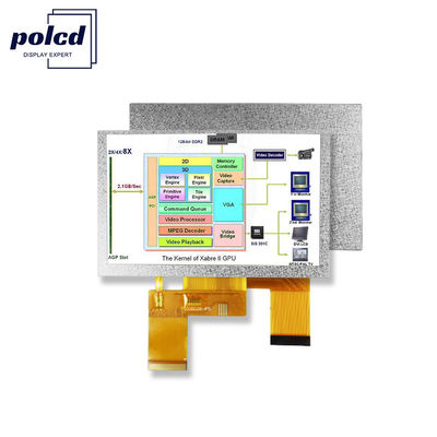 Polcd 800x480 5 pulgadas de forma cuadrada pantalla LCD IPS ángulo de visión pantalla LCD 40pin ST7262 Drive módulo TFT