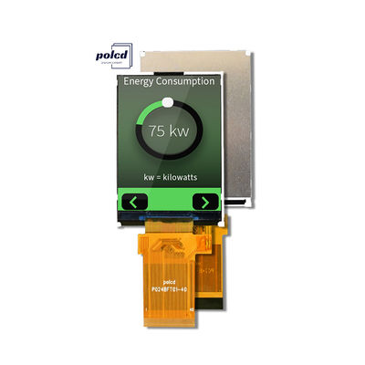 Polcd Display LCD a todo color Transflector de 2,4 pulgadas TFT SPI MCU 20 pin Qvga 240x320 TFT LCD