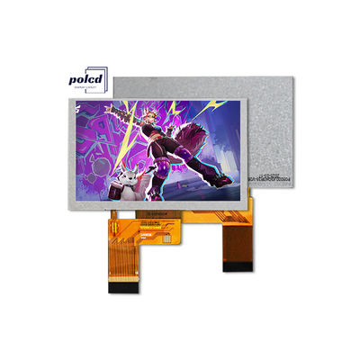 Polcd 5 pulgadas TFT LCD 800x480 500 nits Brillo RGB 24 bits Interfaz Modulo de pantalla IPS