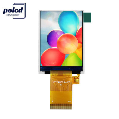 Polcd Pantalla LCD TFT IPS de 2,4 pulgadas 240x320 MCU Pantalla LCD Tft de 16 bits