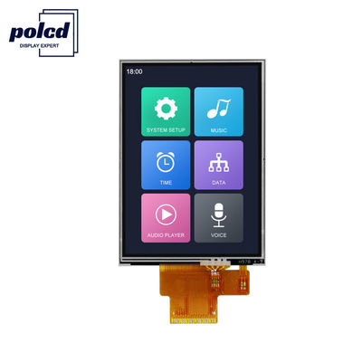 Polcd 240X320 Pantalla táctil resistiva RoHS TFT de 2,8 pulgadas Tft Touch Shield