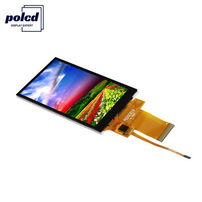 Polcd 450 Brillo Tft capacitivo 8080 MCU Pantalla táctil Tft Lcd de 3,5 pulgadas