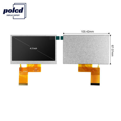 Polcd ST7262E43 Pantalla táctil capacitiva de 4,3 pulgadas 40 Pin Lcd 800x480 300 Nit