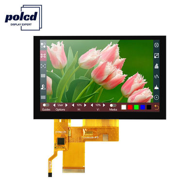 Polcd Pixel 800x480 Tft táctil capacitiva RGB 24 Bit 4.3 Tft Lcd pantalla táctil