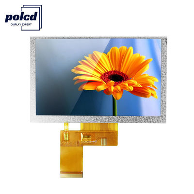 Polcd RoHS TFT IPS Display 300 Nit Pantalla táctil de 5 pulgadas