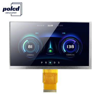 Polcd ISO9001 300 liendres 7 pulgadas táctil Tft Lcd RGB 24 bits 800x480 pantalla Lcd